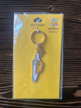 Gudetama x Forever 21 Yellow Enamel Key Chain